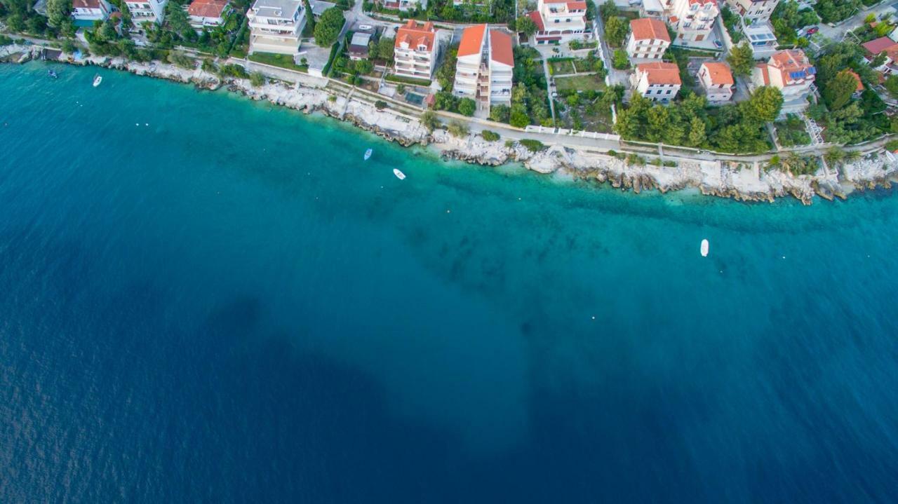 Holiday Home Olive Exclusive - 8 People, Heated Pool, Okrug Gornji, Sea View 트로기르 외부 사진